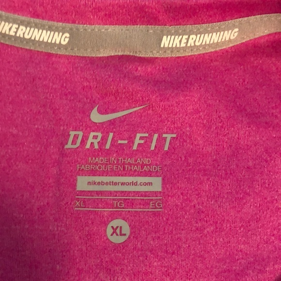 Nike running dri fit pink top - Picture 2 of 3